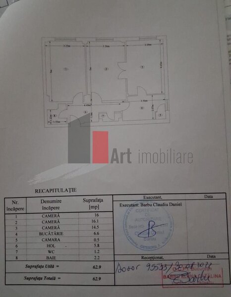 Piata Romana apartament 3 camere